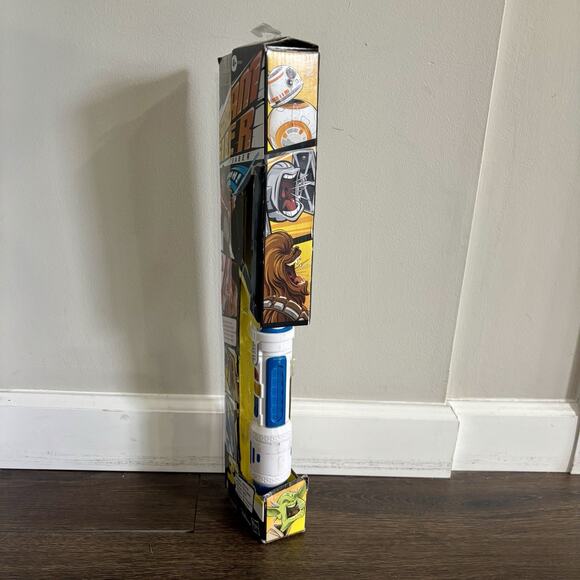 Star Wars Scream Saber Blue Lightsaber Record Your Own Sounds 3 Sound Modes New - Picture 2 of 9